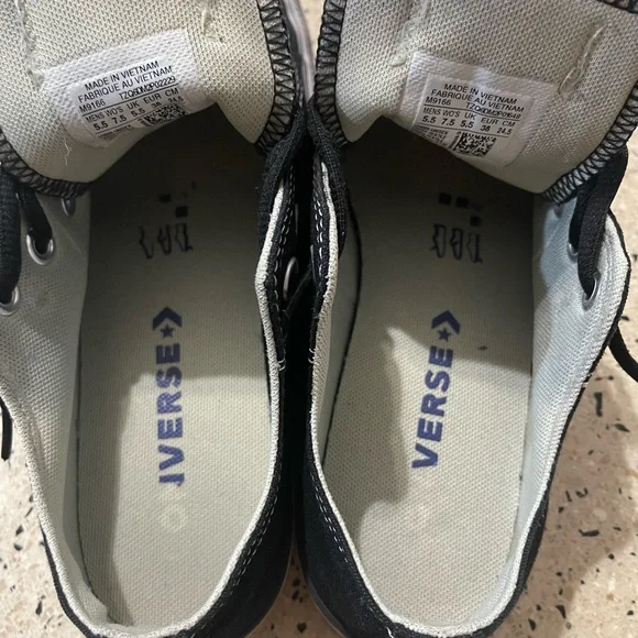 Converse All Star Black and White Sneakers - Picture 5 of 9